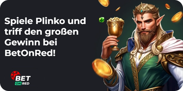 Mobile Plinko Banner auf BetOnRed
