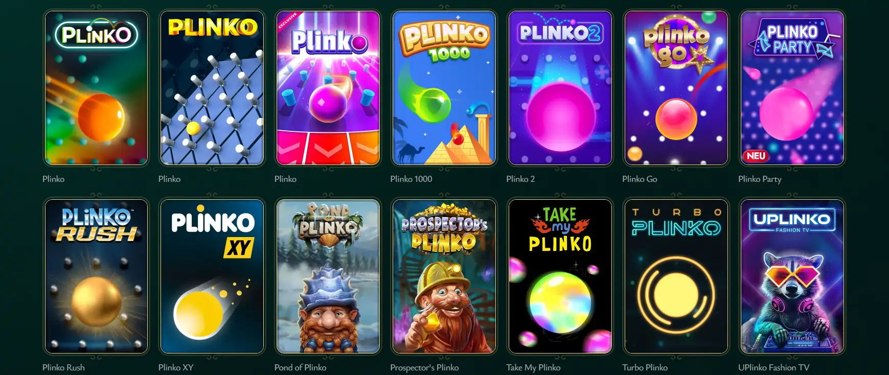 Cashed Casino Plinko Spiele
