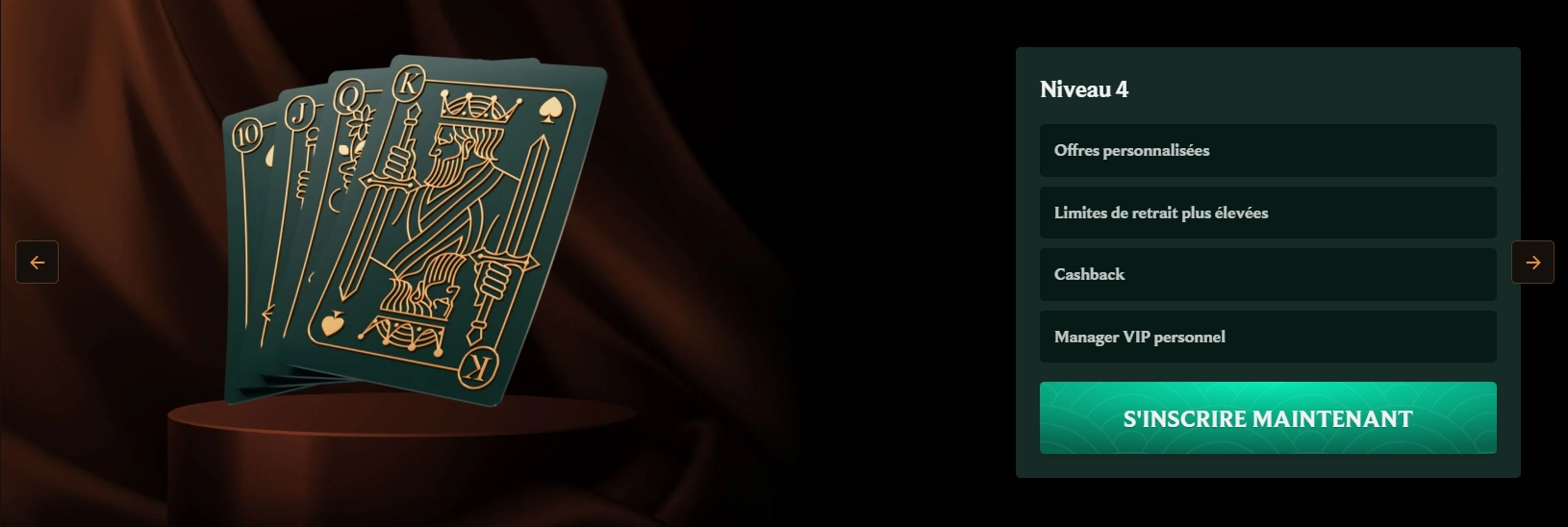 Niveaux VIP au casino CrownPlay