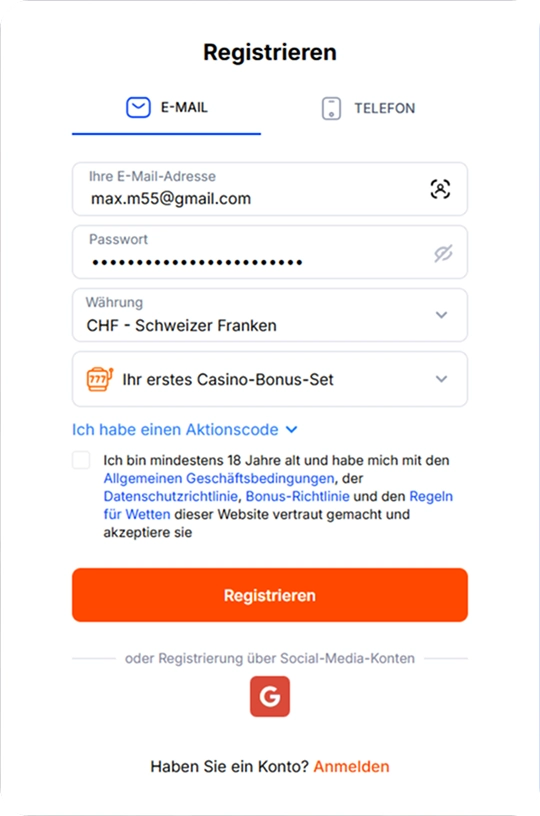 Vulkan Spiele Casino Registrierung