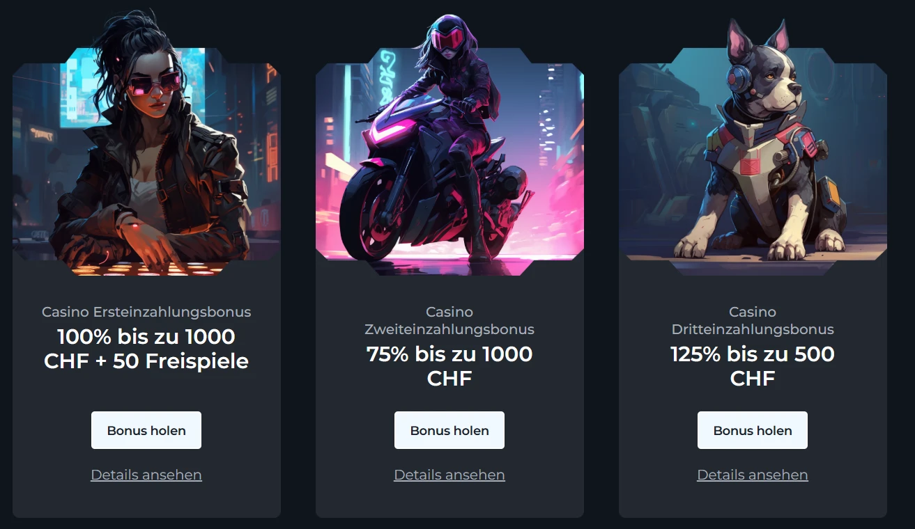 Willkommensbonus im Winsane Casino